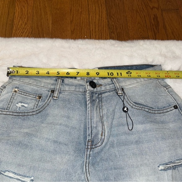 NWT Size 28 Free People One Teaspoon Light Blue Distressed Ripped Jeans - Picture 4 of 13